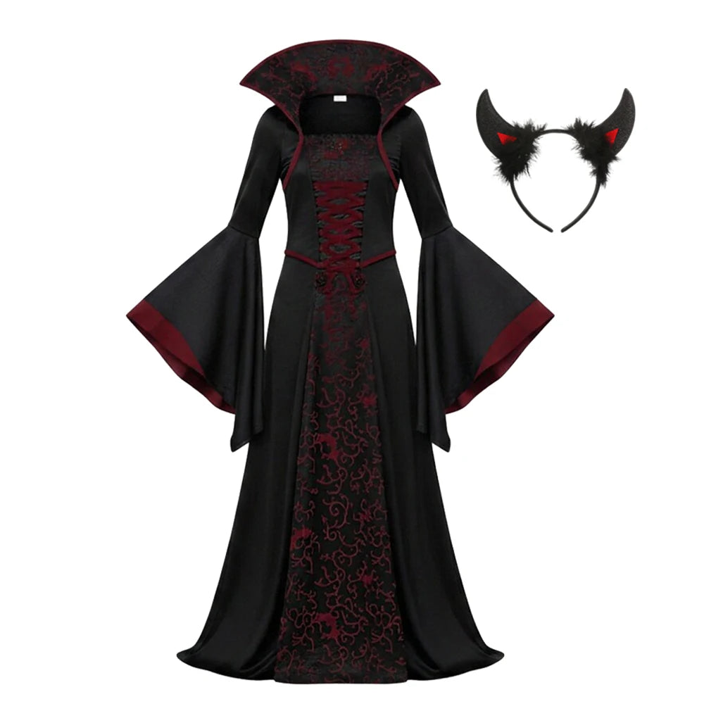 Girls' Ghost Bride Gothic Costume Dress Kids Vestidos Clothes - product image 2