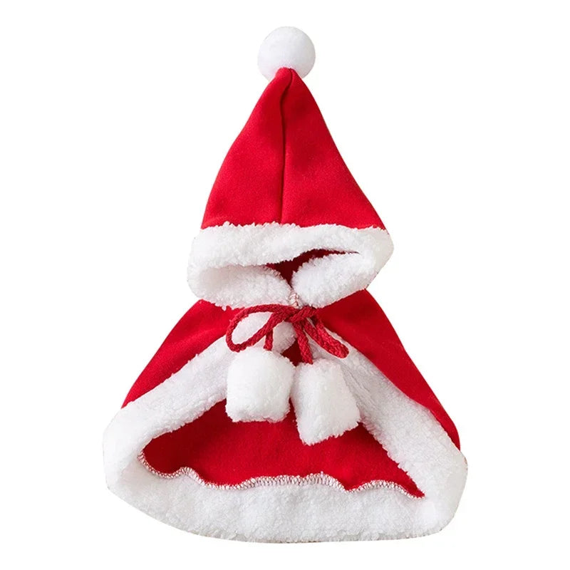 Cat Costume Santa Costume Transformed Cat / Dog Pet Cape Dress Up Red Scarf Cloak Props - View 7