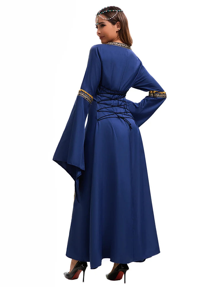Women's Medieval Lace Full-Skirt Costume - alternate view 5