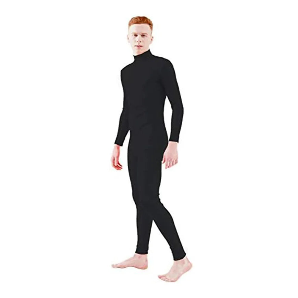 Kids' Full Bodysuit Zipper Without Hood Zentai Unitard Jumpsuits Green Costume - alternate view 7