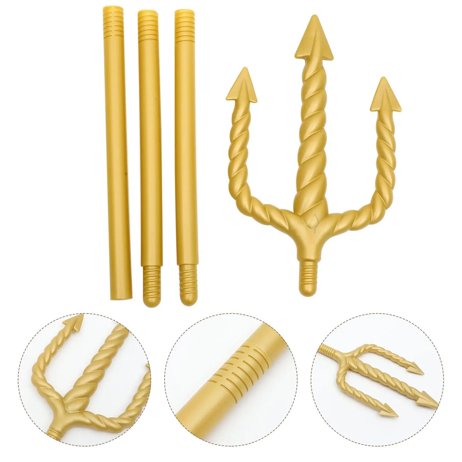 Trident Props Demon Fork Halloween Toy Costume Accessory Mermaid Child - View 3