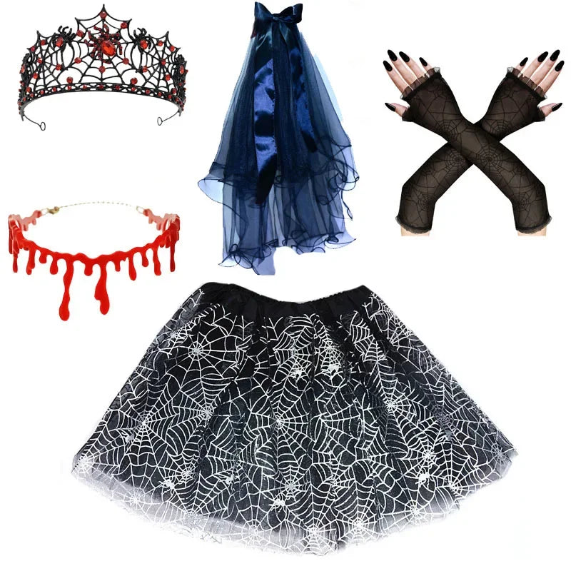 Vampire Witch Pointed Spider Web Tutu Women's Costume Hat - product image 2