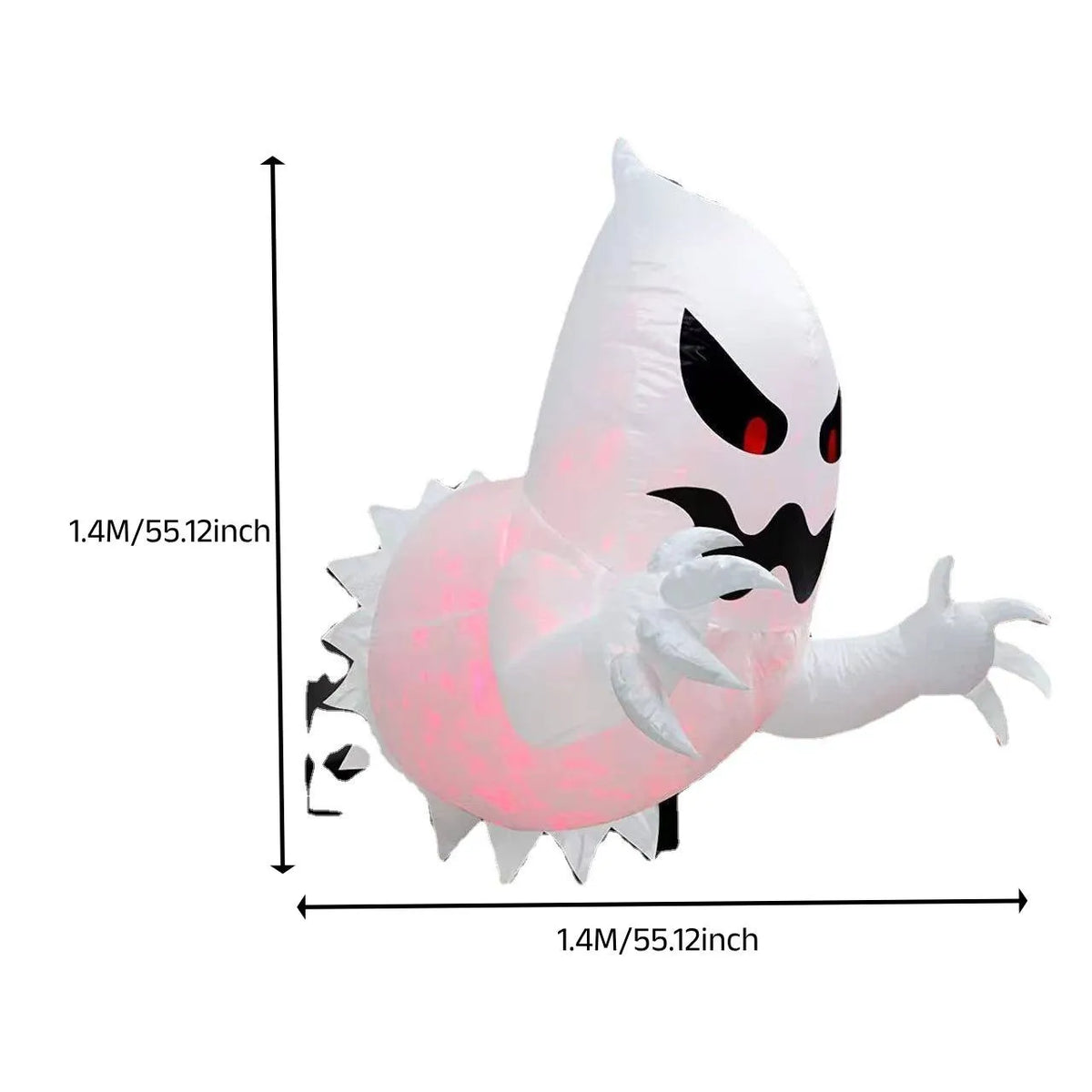 Ghost Halloween Decoration - Red Inflatable - product image 5