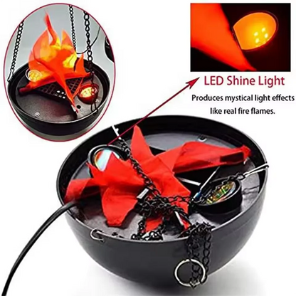 Halloween Fake Flame Decoration Simulation Brazier LED Flame Light Fake Fire Burning Props Haunted House Bar - product image 5
