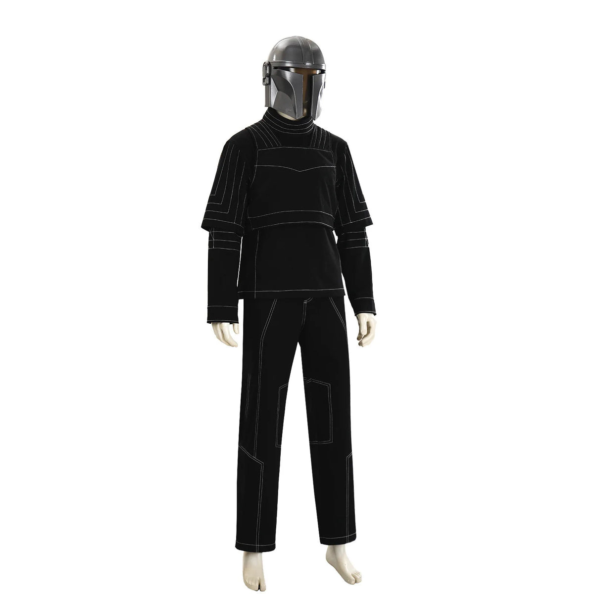 Armored Galaxy Bounty Hunter Vest Pants Cloak Halloween Costume - product image 2