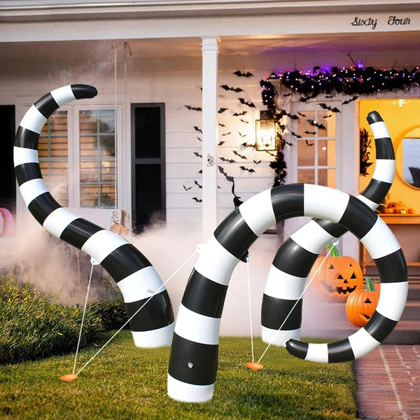 Halloween Inflatable Giant Sandworm Decorations Large Halloween Outdoor Courtyard Inflation Toy for Festival - product image 1