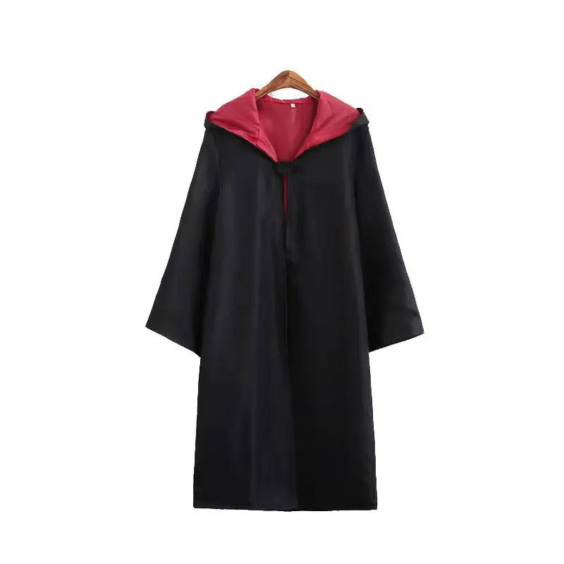 Costume Haloween Haliday Costume Magic Robe Cloak with Tie Kids Adult Uniform Outfit - Yellow robe only / Adult XL