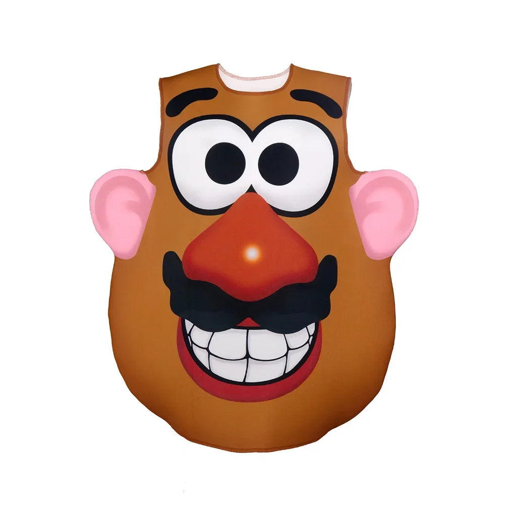 Potato Head-Inspired Costume – Adult & Kids Funny Dress-Up
