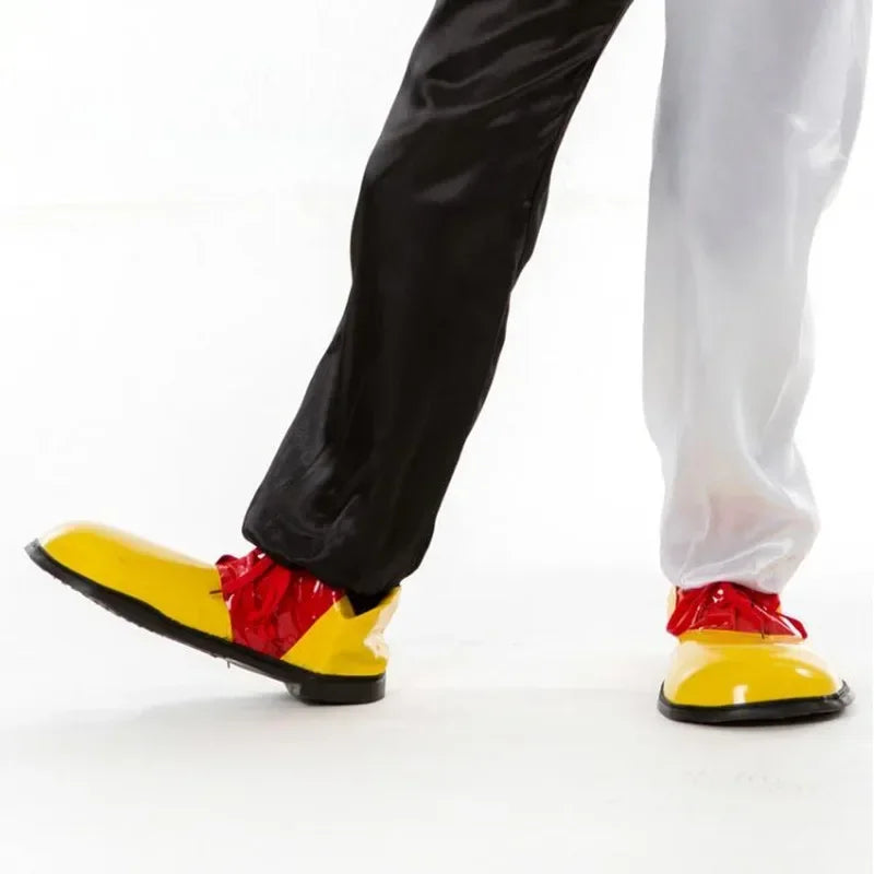 Clown Shoes Birthday Circus Costume Props Costume Adult Women Man Leather Halloween Easter - View 6