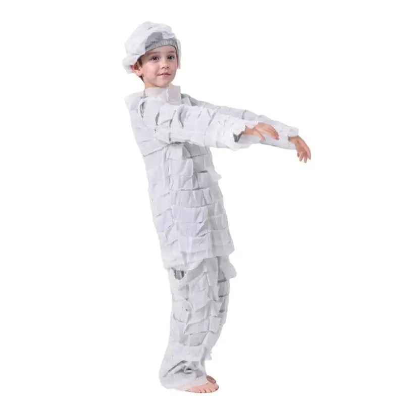 Kids Mummy Costume Set – Halloween Egyptian Horror Dress-Up