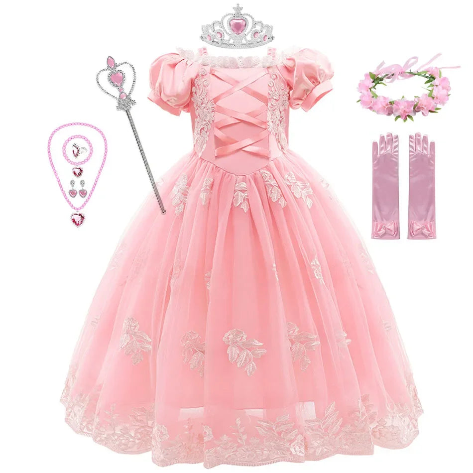 Girls Fairytale Princess Halloween Costume Dress