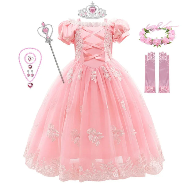 Girls Fairytale Princess Halloween Costume Dress