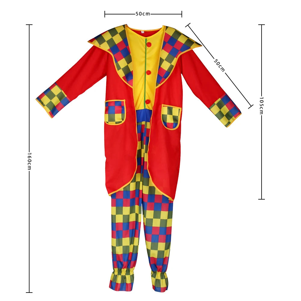 Adult Circus Clown Costume - Halloween Costume - ZC-019 / 4XL - product image 2