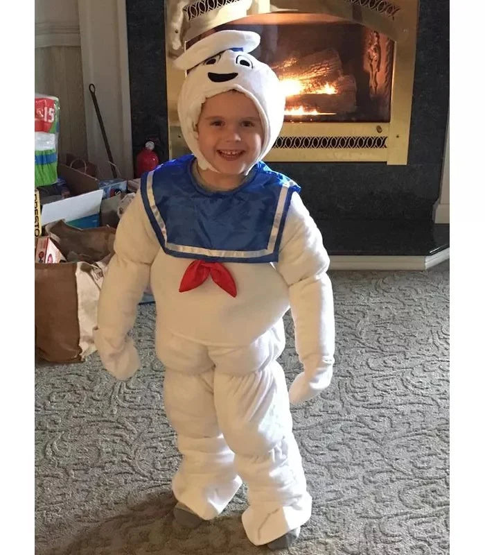Party Kids Baby Mini Stay Puft Ghostbusters Marshmallow Costumes for Halloween - product image 4