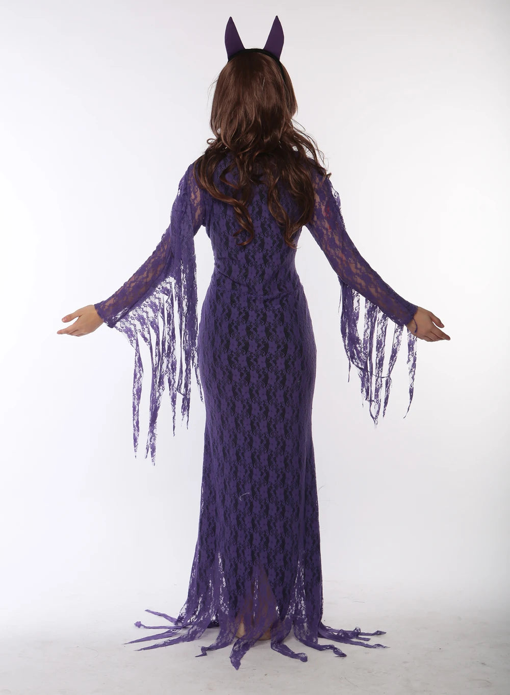 Women's Purple Demon Queen Costume – Gothic Halloween Outfit