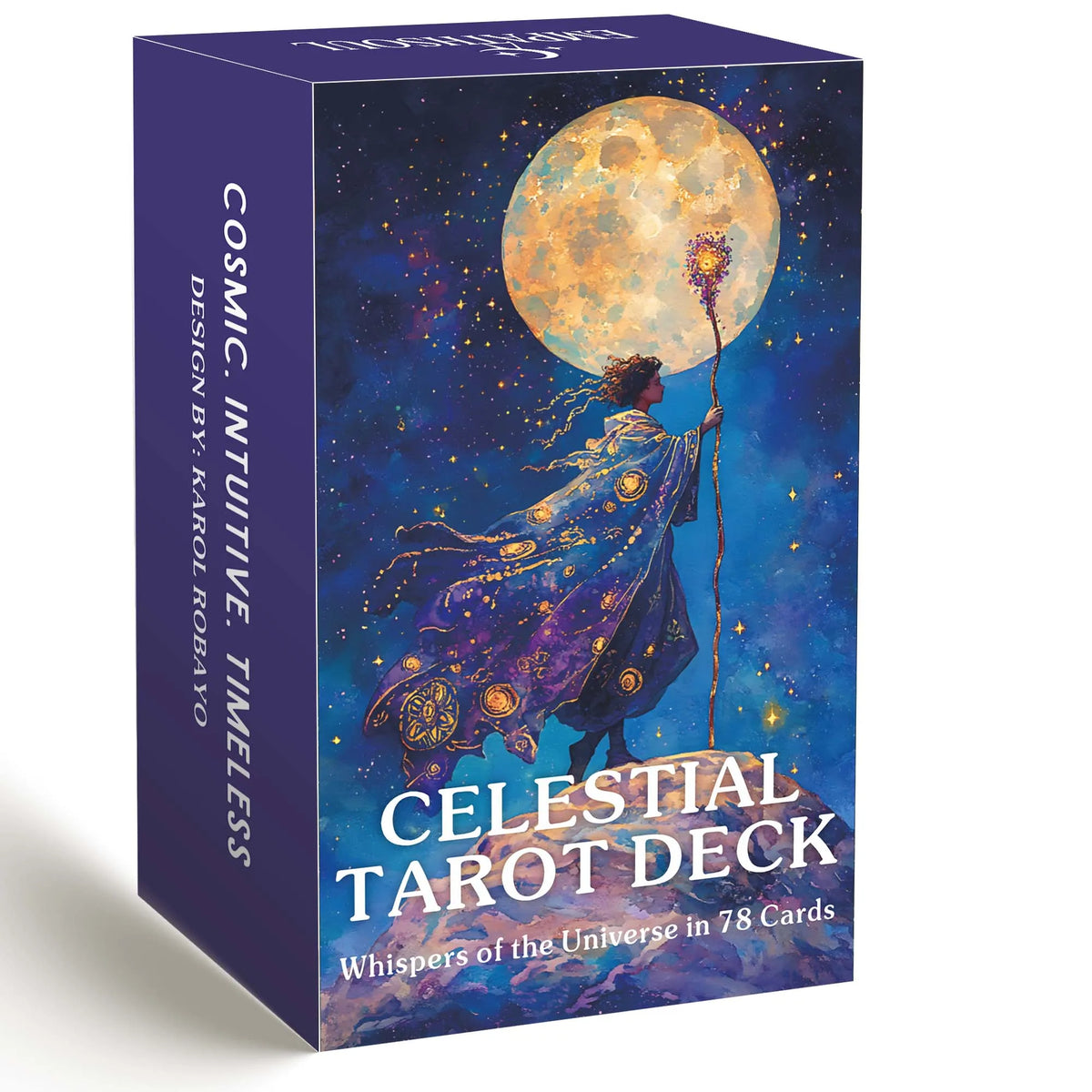 Classic Celestial Tarot Deck – 78 Cards with Guide