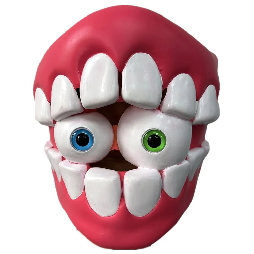 Denture Mask, Latex Denture Costume Mask for Halloween Parties and Cosplay Funny Party