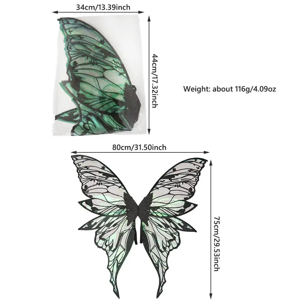 1PC Adults Fairy Wings Girls Sparkling Angel Wings Butterfly Costume Wings Costume