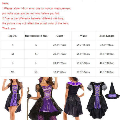 Women's Witch Queen Magic Easter Demon Vampire Bride Death Costume - alternate view 2