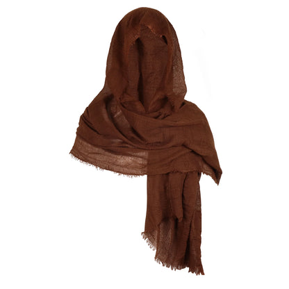 Men's Medieval Pirate Retro Hood Scarf Black Wrap Cloak Renaissance Costume - alternate view 6