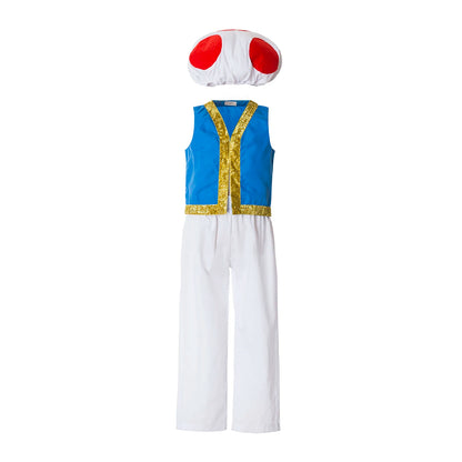 Kids' Mushroom Hat Pink Red White Costume - alternate view 18