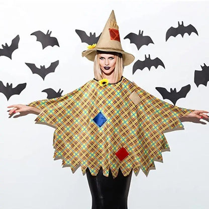 39BB Adult Scarecrow Cloak Women / Men Scarecrow Costume Scarecrow Cloak Costume - View 4