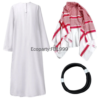 Men's Arabian Prince Arabia Arab Sheikh Funny Shepherd Spoof Costume - alternate view 5