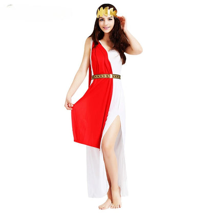 Ancient Greek Roman Goddess Costume Women Men Halloween Costumes - product image 4