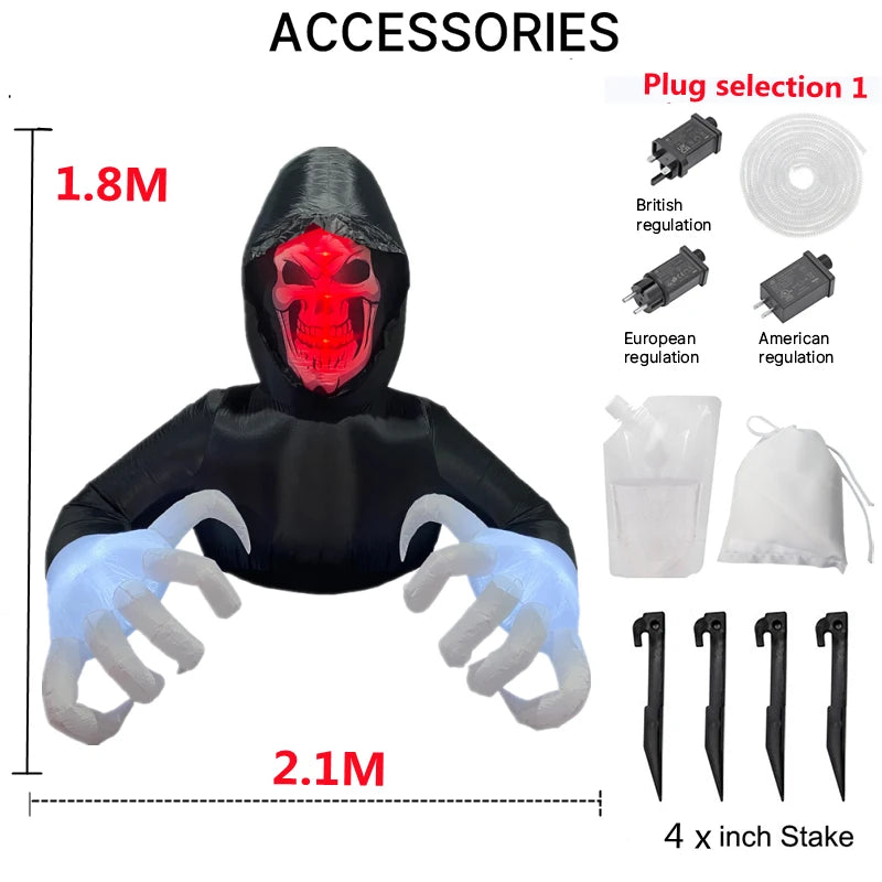 8 Ft Witch Halloween Inflatable - product image 7