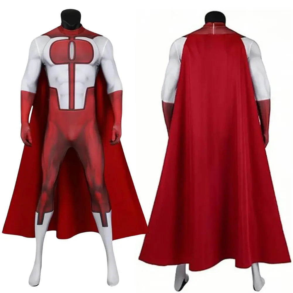 Invincible Omni Man Costume Disguise for Adult Zentai Suit Jumpsuit Nolan Grayson Roleplay - View 7