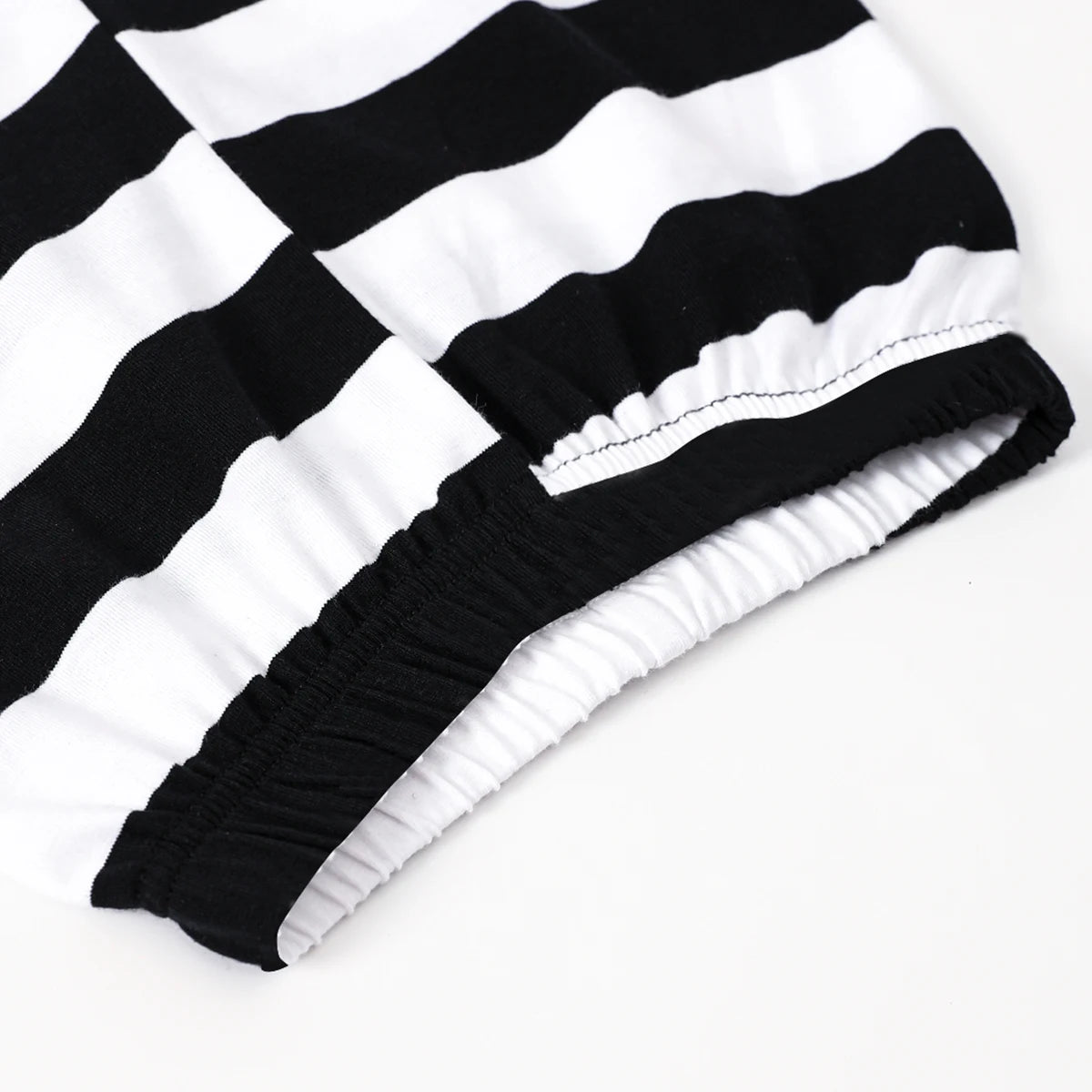 Kids Black & White Prisoner Halloween Costume Pajamas