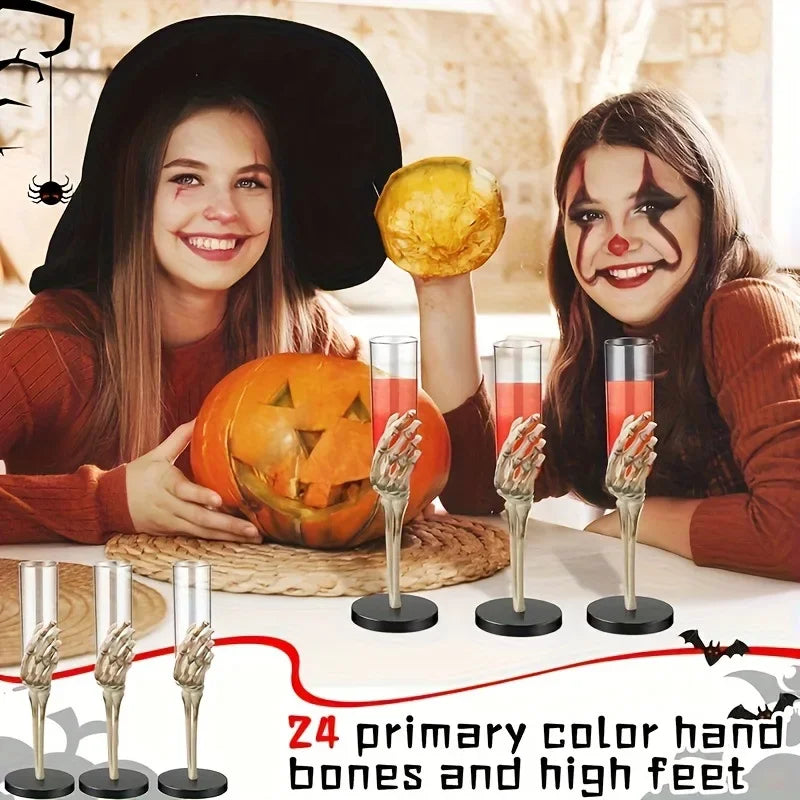Halloween Decorations Retro Goblet Tableware Skeleton Hand Arm Design Plastic - product image 2