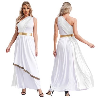 Women's Greek Ancient Princess Deity Queen Flowy Tulle Chiffon Costume - alternate view 8