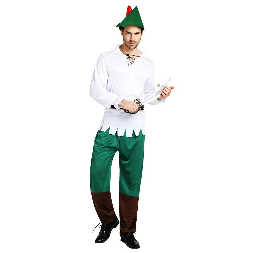 Peter Pan-Inspired Costume for Men | Forest Prince & Pirate Styles
