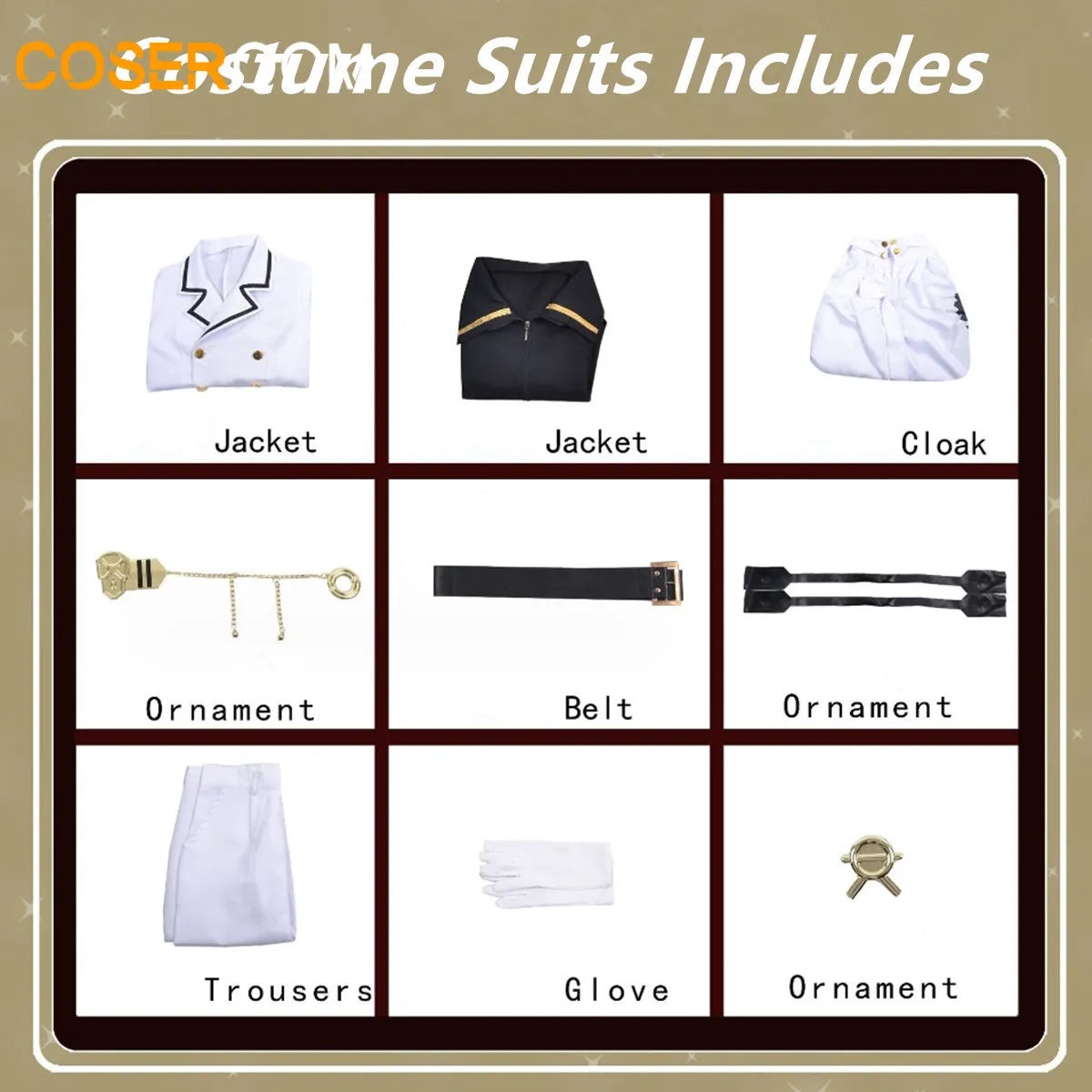Anime Seraph of the End Hyakuya Mikaela Costume Hyakuya Mikaela Suit Uniform Halloween - Costume / XS（old）