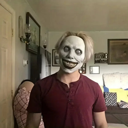 Creepy Halloween Mask Smiling Demons Horror Face Masks the Evil Costume Props Halloween - View 2