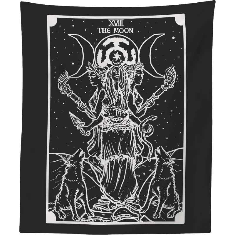 Hecate Goddess Mystical Wall Tapestry