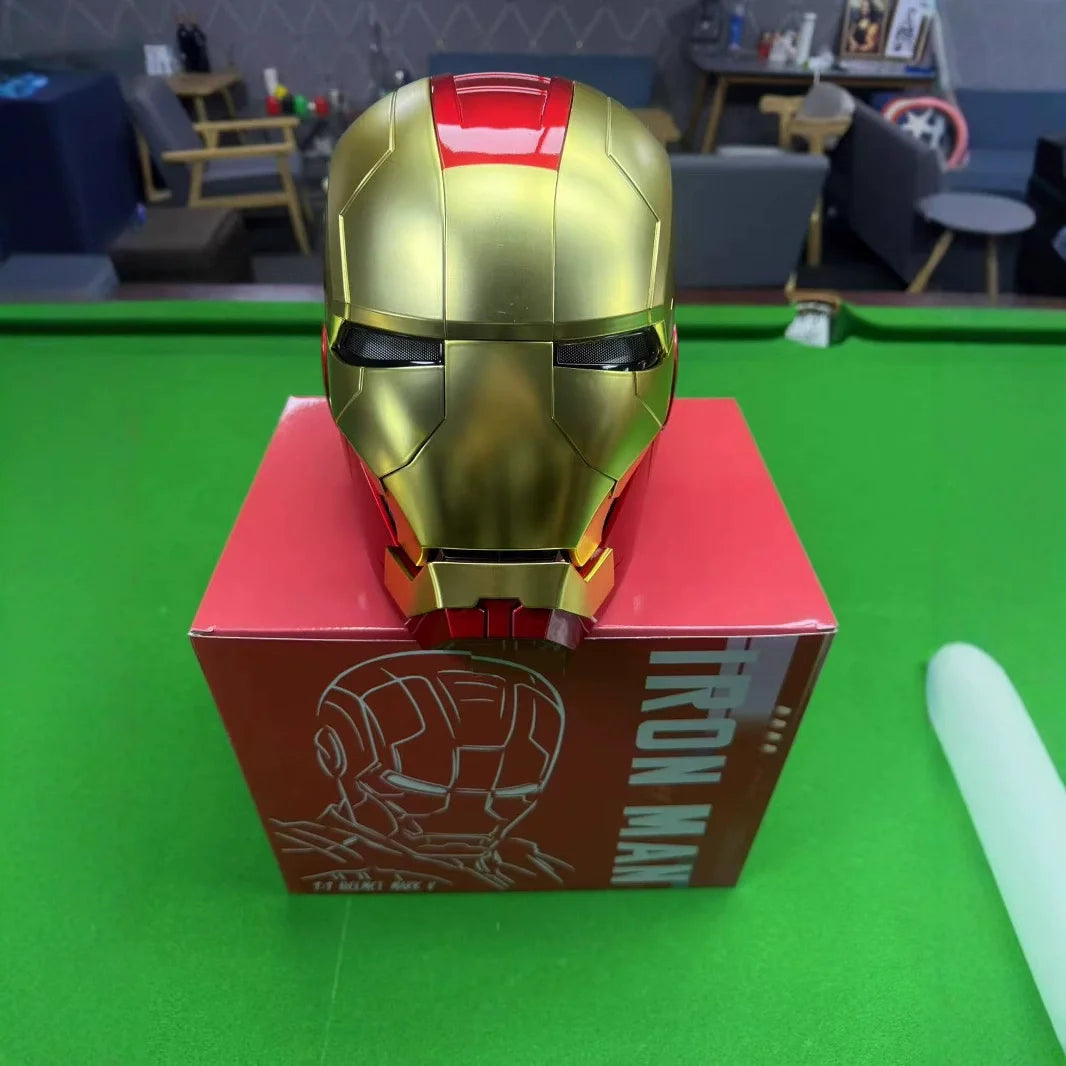Iron Man Mk5 Helmet Electric Mk50 Cosplay Multi-Piece Opening And Closing Helmet Voice Control Eyes Model - product image 9