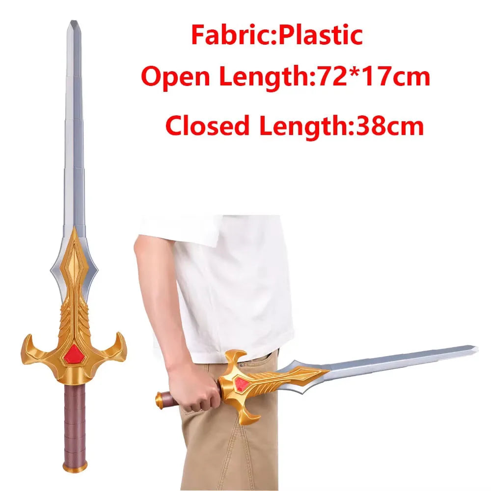 Cosplay Man Knife He Movie Masters Universe Costume Disguise Teela Sword Props Men Women OutfitHalloween
