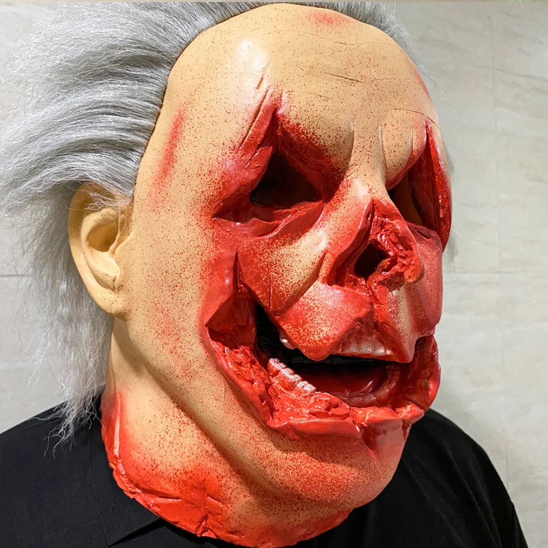 Scary Monster Mask Creepy Realistic Latex Character Face Masks for Halloween Costume - China Mainland