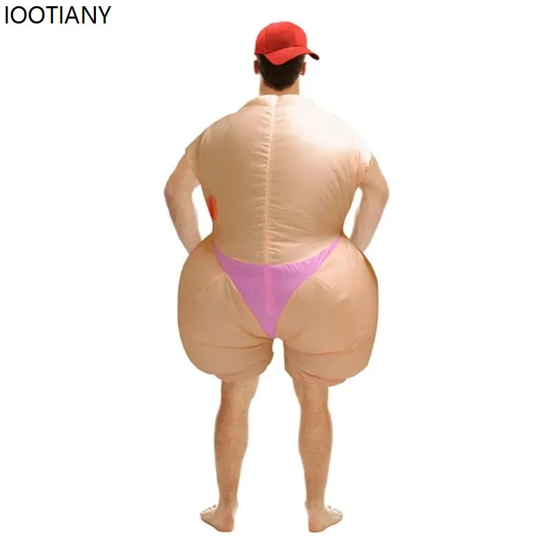 Halloween Fun Bikini Inflatable Costume Creative Festival Parade Doll Set Funny Bobo Inflatable Suit Dress Up - product image 2