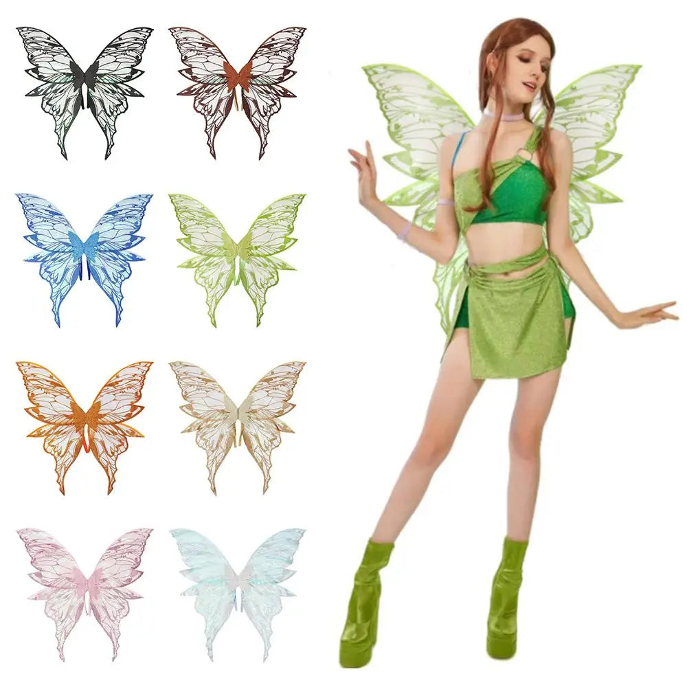 1PC Adults Fairy Wings Girls Sparkling Angel Wings Butterfly Costume Wings Costume