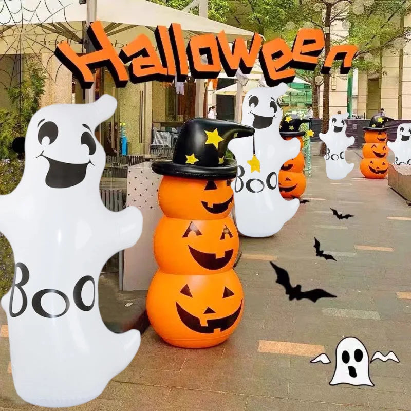 51.2" Halloween Standing Inflatable Yard Decor Inflatable White Ghost - product image 2