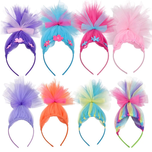 Halloween Troll Doll Hair Headband Fantasy Elf Themed Hair Decor Stylish Prop for Costume - 4