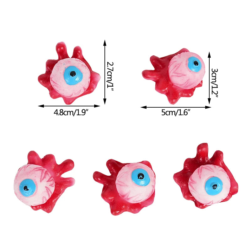 5pcs Halloween Horror Prop Simulation Human Organ Bloody Ear Fingers Eyeballs - product image 10
