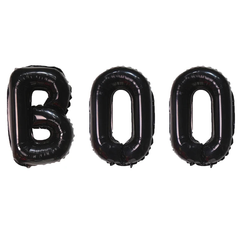 Ghost Balloons 16inch Black Purple Boo Halloween Decoration - product image 5