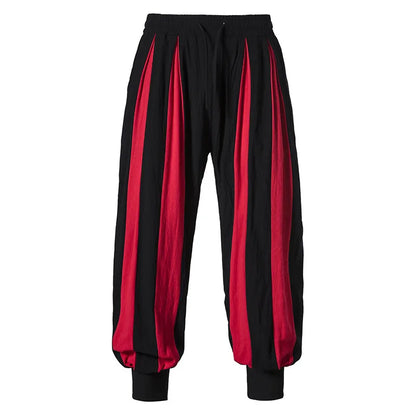 Halloween Costume Renaissance Medieval Men Pirate Circus Clown Costume Knight Trousers - C / L
