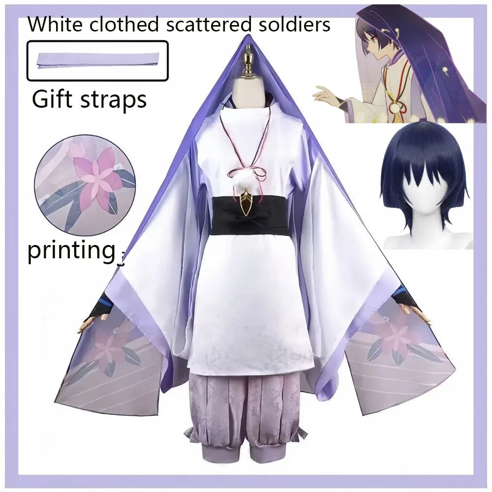 Scaramouche Wanderer Complete Genshin Halloween Costume