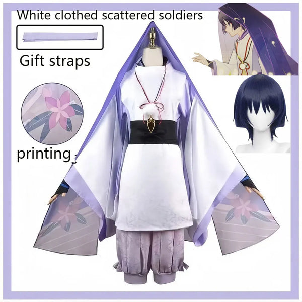 Scaramouche Wanderer Complete Genshin Halloween Costume