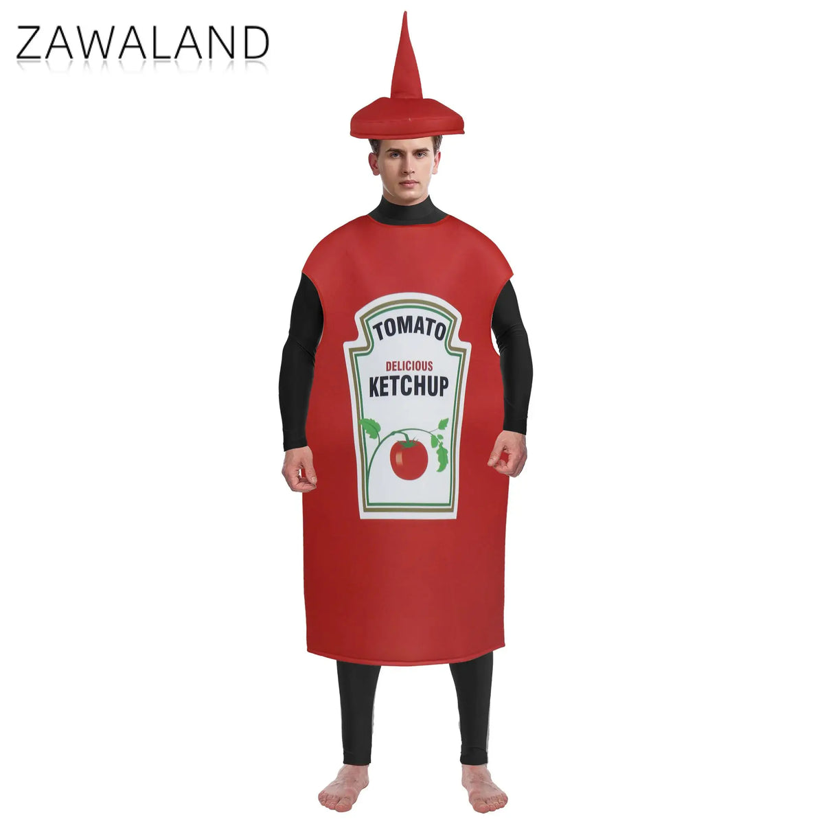 Adult Ketchup & Mustard Bottle Costume - view 3